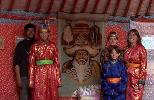 genghis khan et la famille bufard mongolie