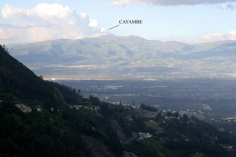 le Cayambe depuis Quito